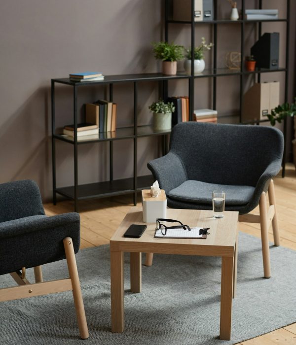 Modern Psychologist Office Interior